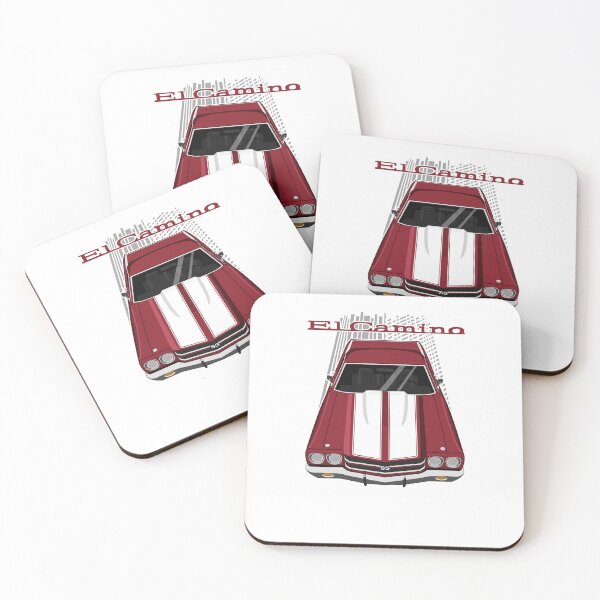 Item preview, Chevrolet El Camino SS 1970 - black cherry maroon designed and sold by V8social.