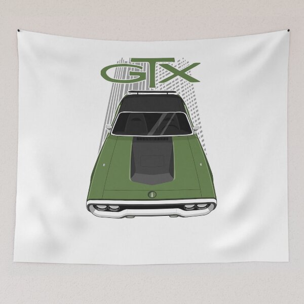 Item preview, Plymouth Road Runner GTX 1971 - 1972 - sherwood green designed and sold by V8social.