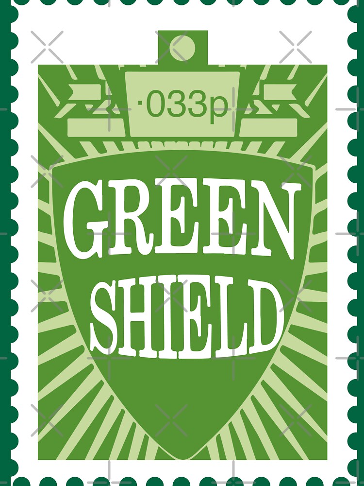NDVH Green Shield Stamp by nikhorne