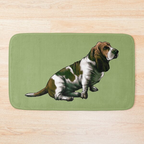 Item preview, Basset Hound Dog Portrait designed and sold by MMMSdesigns.