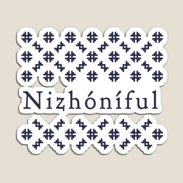 Blue Nizhoniful Magnet