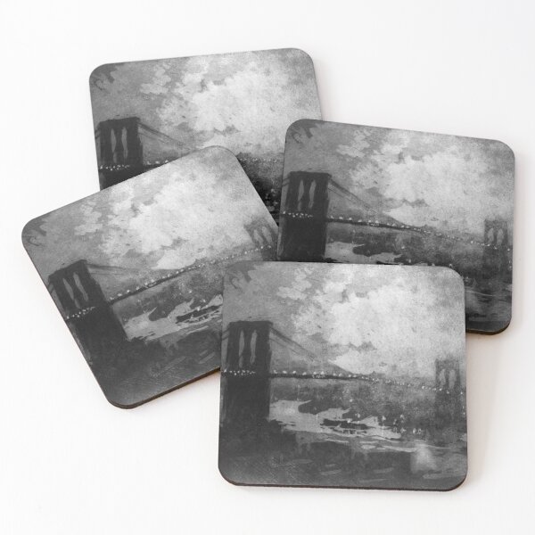 Item preview, Brooklyn Bridge at Night - Joseph Pennell - 1922 designed and sold by CrankyOldDude.