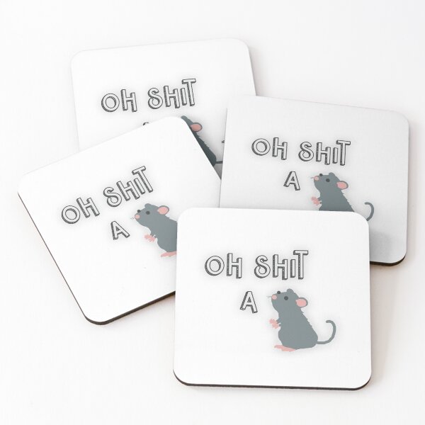 Item preview, Oh shit, a rat designed and sold by jenmish.