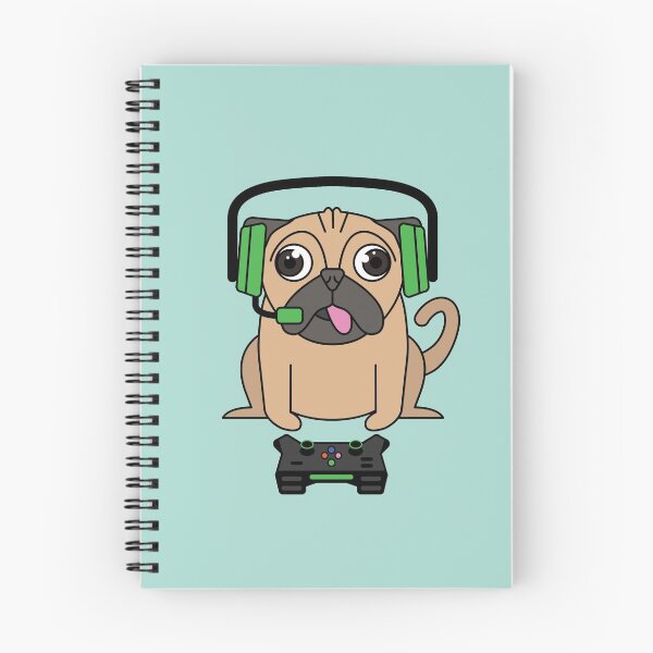 Item preview, Perro Pug Gamer designed and sold by StudioUnrefined.
