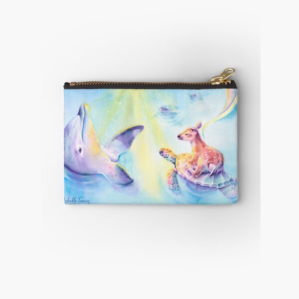 Item preview, Sienna And The Deer Ocean Blessings designed and sold by Michelle Tracey Art.