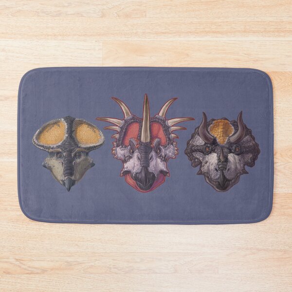 Item preview, Ceratopsian Triad designed and sold by CoffeeBlack Illustration.