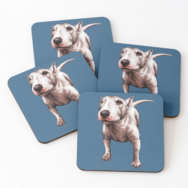 Item preview, Bullterrier Dog Portrait designed and sold by MMMSdesigns.
