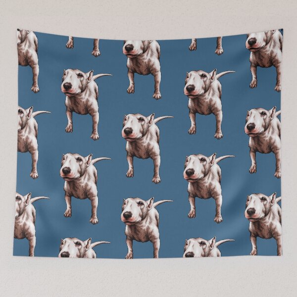 Item preview, Bullterrier Dog Portrait designed and sold by MMMSdesigns.