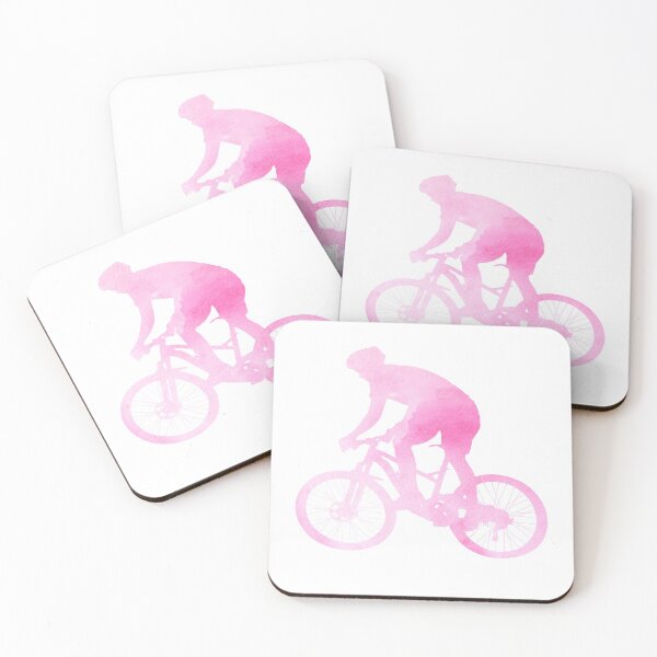 Item preview, Pink Cyclist - Cycling Sticker designed and sold by StickersStore.