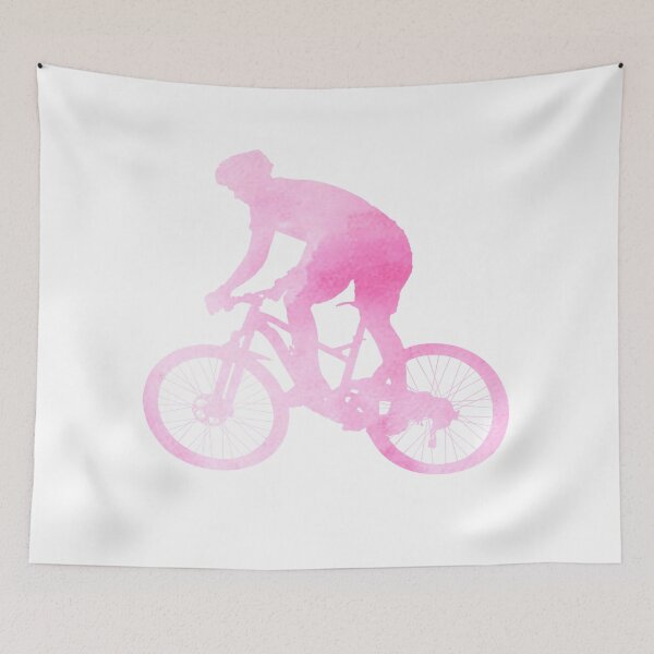 Item preview, Pink Cyclist - Cycling Sticker designed and sold by StickersStore.