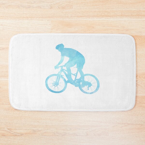 Item preview, Blue Cyclist - Cycling Sticker designed and sold by StickersStore.
