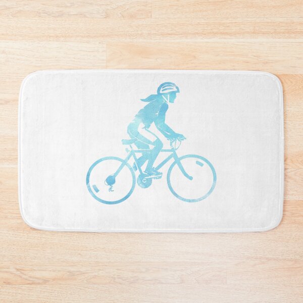 Item preview, Blue Cyclist - Cycling Sticker designed and sold by StickersStore.