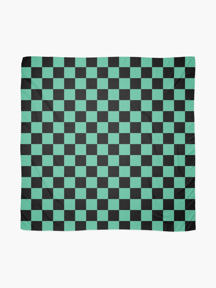 Alternate view of Demon Slayer Tanjirou Kamado Haori Pattern Scarf