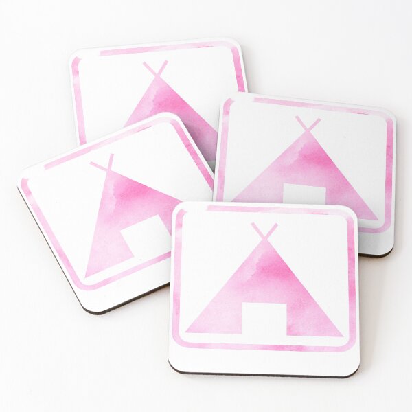 Item preview, Pink Camper - Camping Sticker designed and sold by StickersStore.