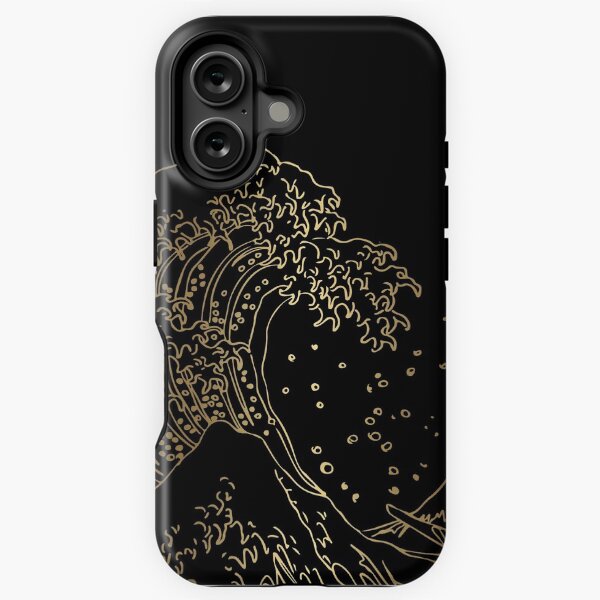 Aperçu de l'œuvre Grande vague d'or créée et vendue par GlowinUp Shop.