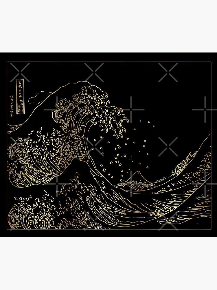 Great Wave Gold by alexvoss
