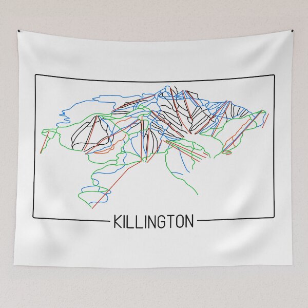 Item preview, Killington Trail Rating Map designed and sold by ChasingGnarnia.
