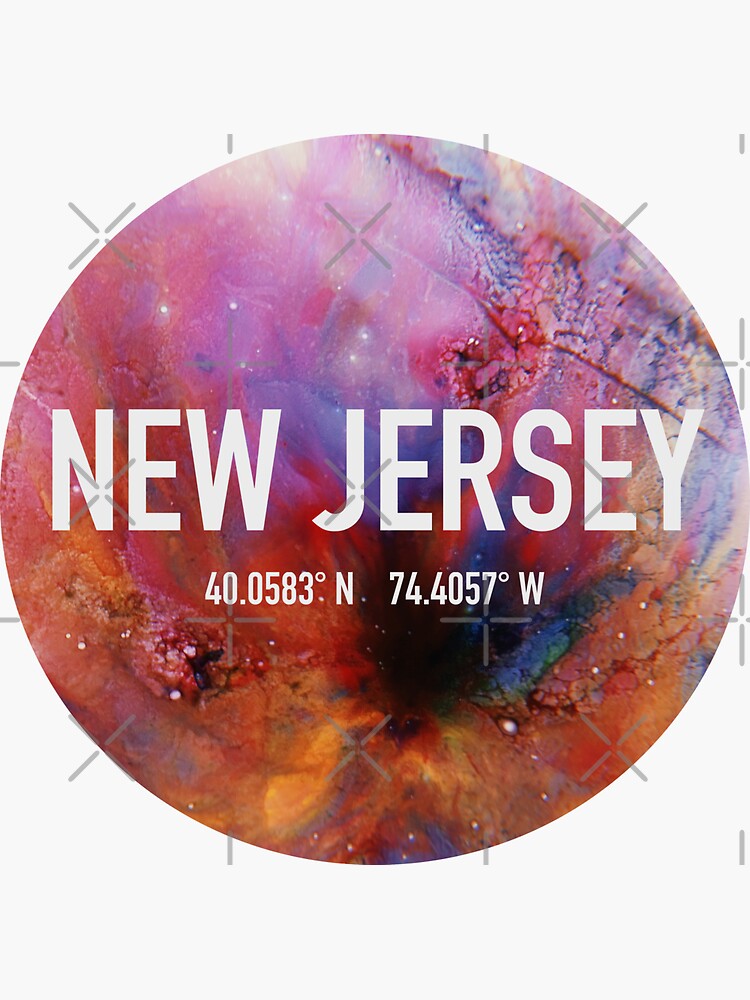 New Jersey Coordinates by planet-eye