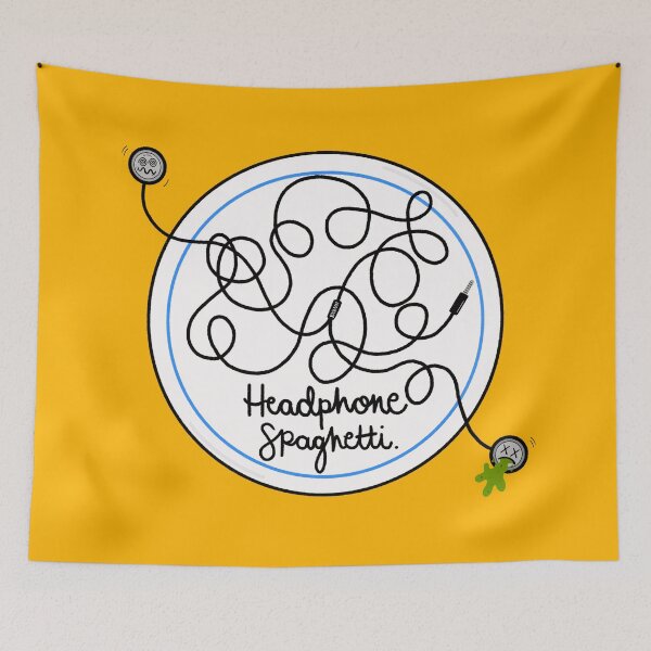 Item preview, Headphone Spaghetti  designed and sold by Kirsty Finnigan.
