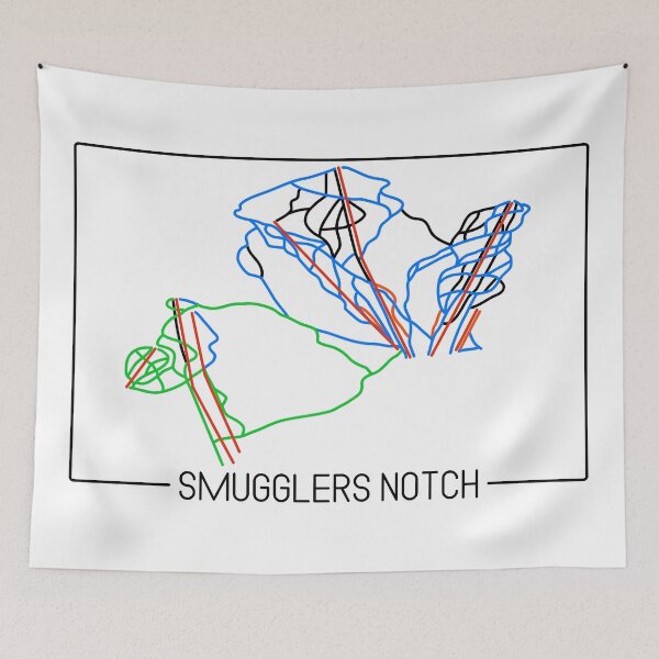 Item preview, Smugglers Notch Trail Rating Map designed and sold by ChasingGnarnia.