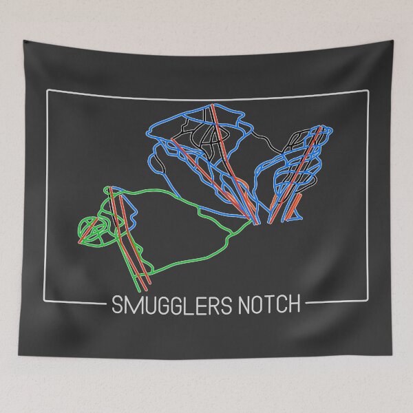 Item preview, Smugglers Notch Trail Rating Map designed and sold by ChasingGnarnia.