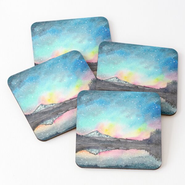 Item preview, Mt Hood Under a Starry Sky designed and sold by ashlet144.
