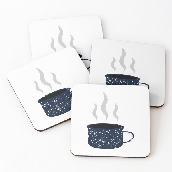Item preview, Enamel Mug Speckled Tin Camping Cup designed and sold by Jon Mardin.