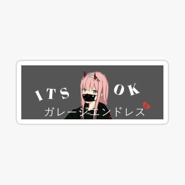 Senjougahara Waifu Mädchen Vinyl Sticker Slap Anime Unanständiges Material 