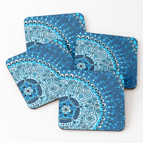 Item preview, Blue Mandala  designed and sold by Clare Wuellner.