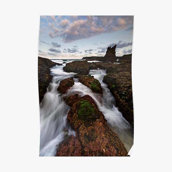 Flowy Cathedral Channels Poster