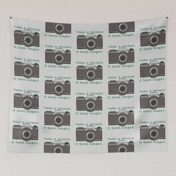 Item preview, Take a Picture It Lasts Longer Vintage Camera designed and sold by Kathleen Gillespie.