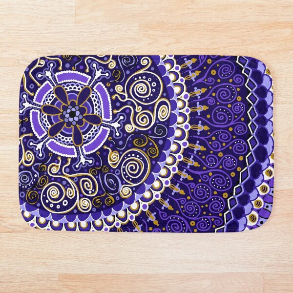 Item preview, Mandala Morado y Dorado designed and sold by Clare Wuellner.