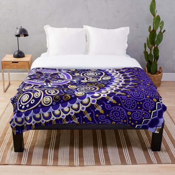 Item preview, Purple and Gold Mandala  designed and sold by Clare Wuellner.