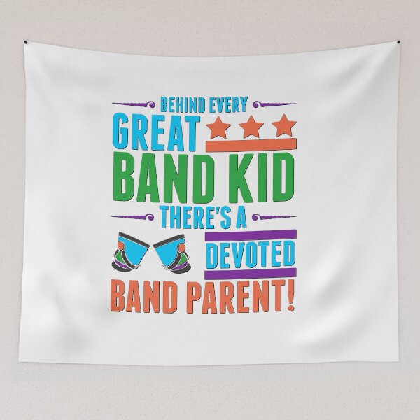 Item preview, Behind Every Great Band Kid Is A Devoted Band Parent designed and sold by BandMomDesigns.