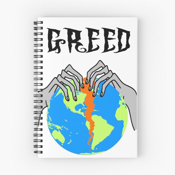 Item preview, Greed Tearing Our World Apart designed and sold by karwilberevivalcollection.