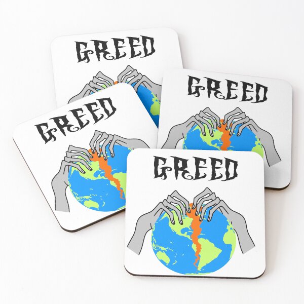 Item preview, Greed Tearing Our World Apart designed and sold by karwilberevivalcollection.