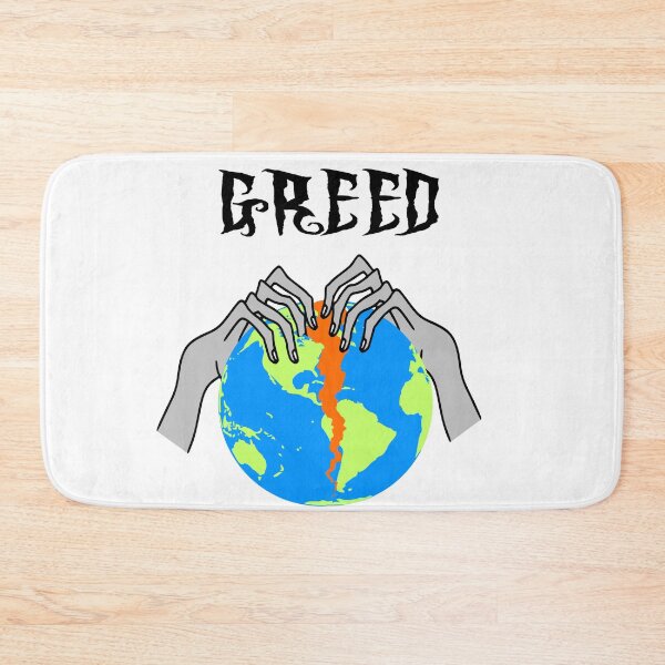 Item preview, Greed Tearing Our World Apart designed and sold by karwilberevivalcollection.