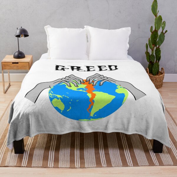 Item preview, Greed Tearing Our World Apart designed and sold by karwilberevivalcollection.