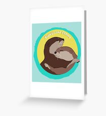 Significant Otters Greeting Card