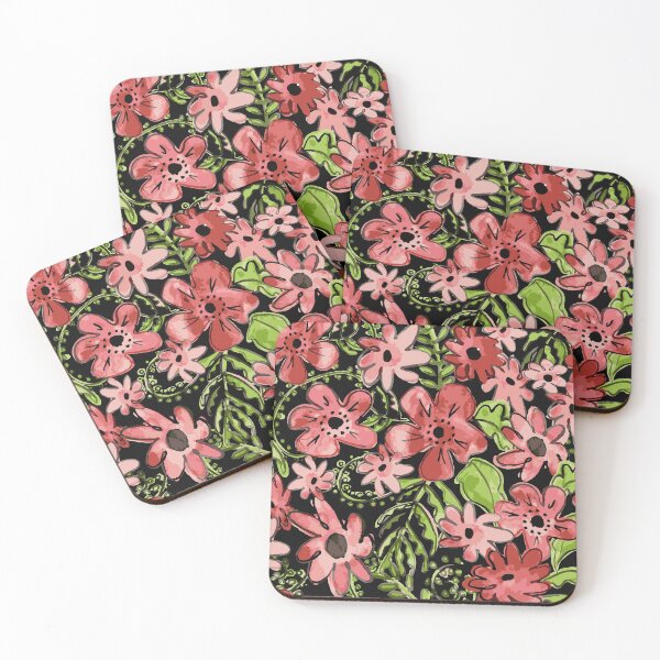 Item preview, Floral Toss designed and sold by LIMEZINNIASDES.