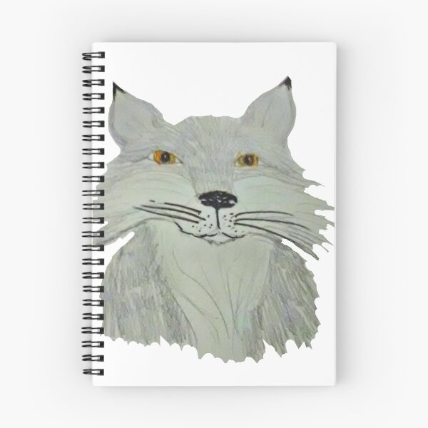 Item preview, gray fox designed and sold by BellsPainting.