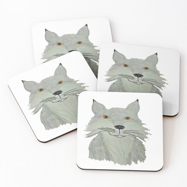 Item preview, gray fox designed and sold by BellsPainting.