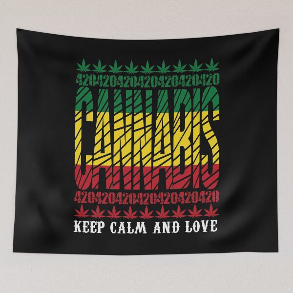 Item preview, Cannabis,weed,marijuana leaf typography graphic art stamp. designed and sold by JrNergal.