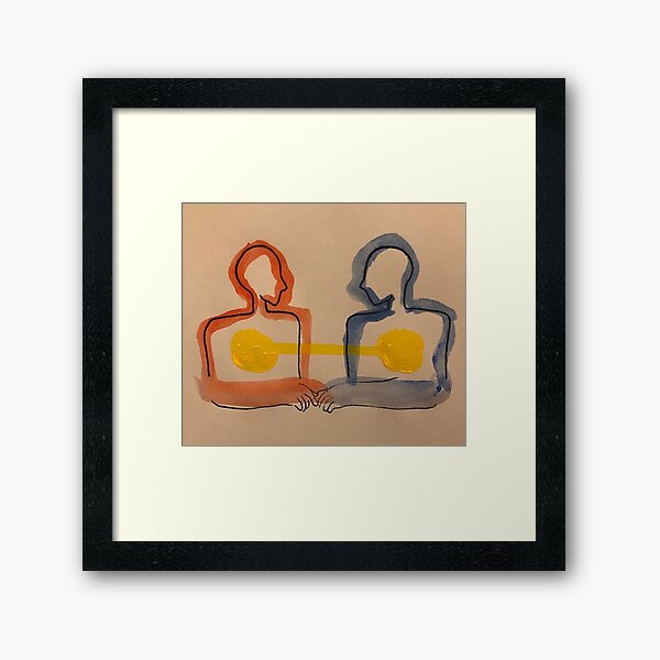 epiphany about love and personhood Framed Art Print