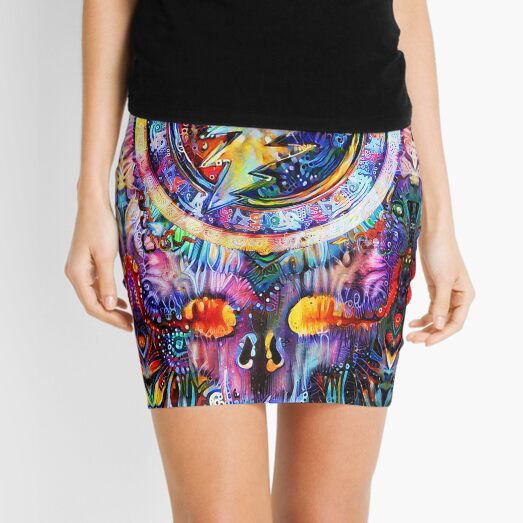 Sahasrara Bolt Mini Skirt