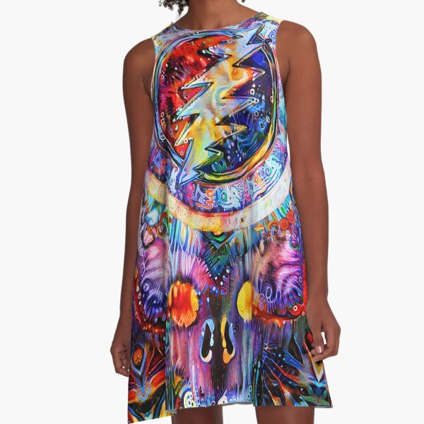 Sahasrara Bolt A-Line Dress