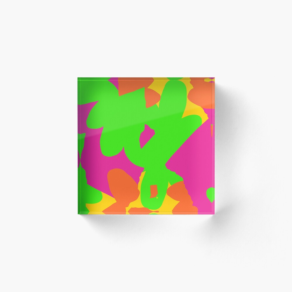 Sprouse inspired day glow print | Art Board Print