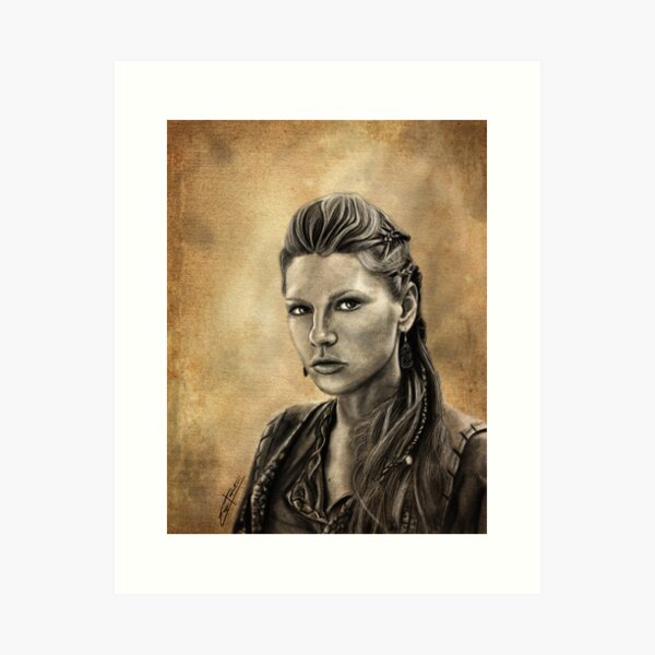 lagertha vikings Throw Blanket for Sale by alessandra picoli