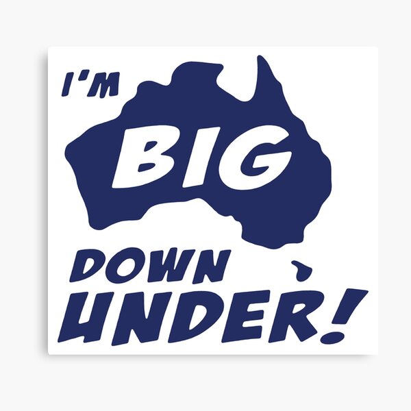Australian Down Under Canvas Print