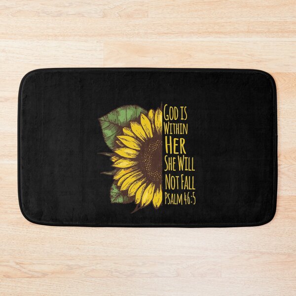 Item preview, God is Within Her She Will Not Fall, Psalm 46:5, Christian Quote, Christian Saying designed and sold by ChristianLife.